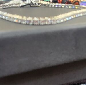 Elegant Silver Tennis Bracelet